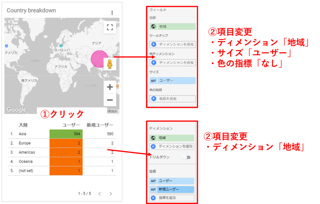 Googleマップの設定方法