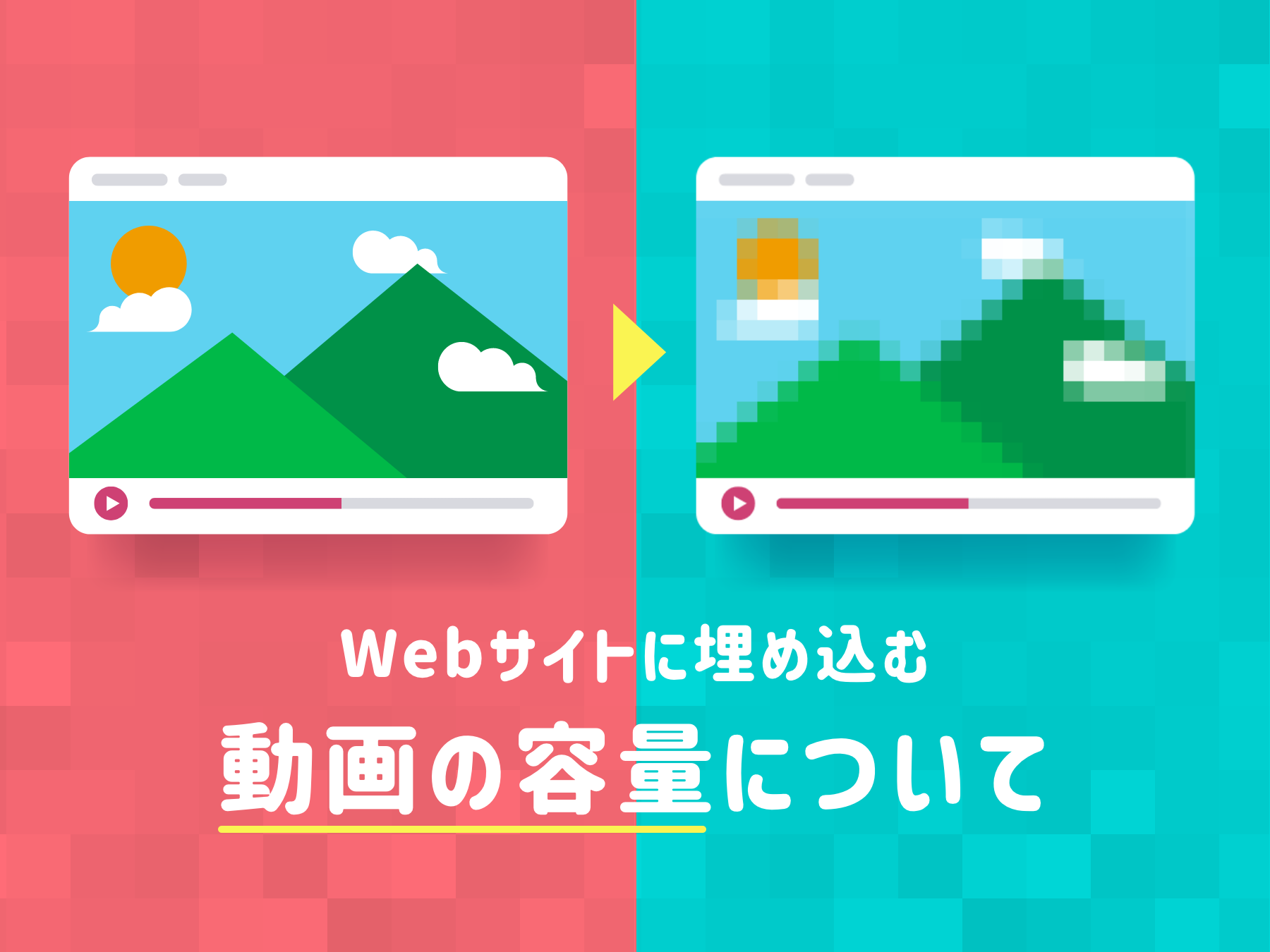 webサイトに埋め込む動画の容量について